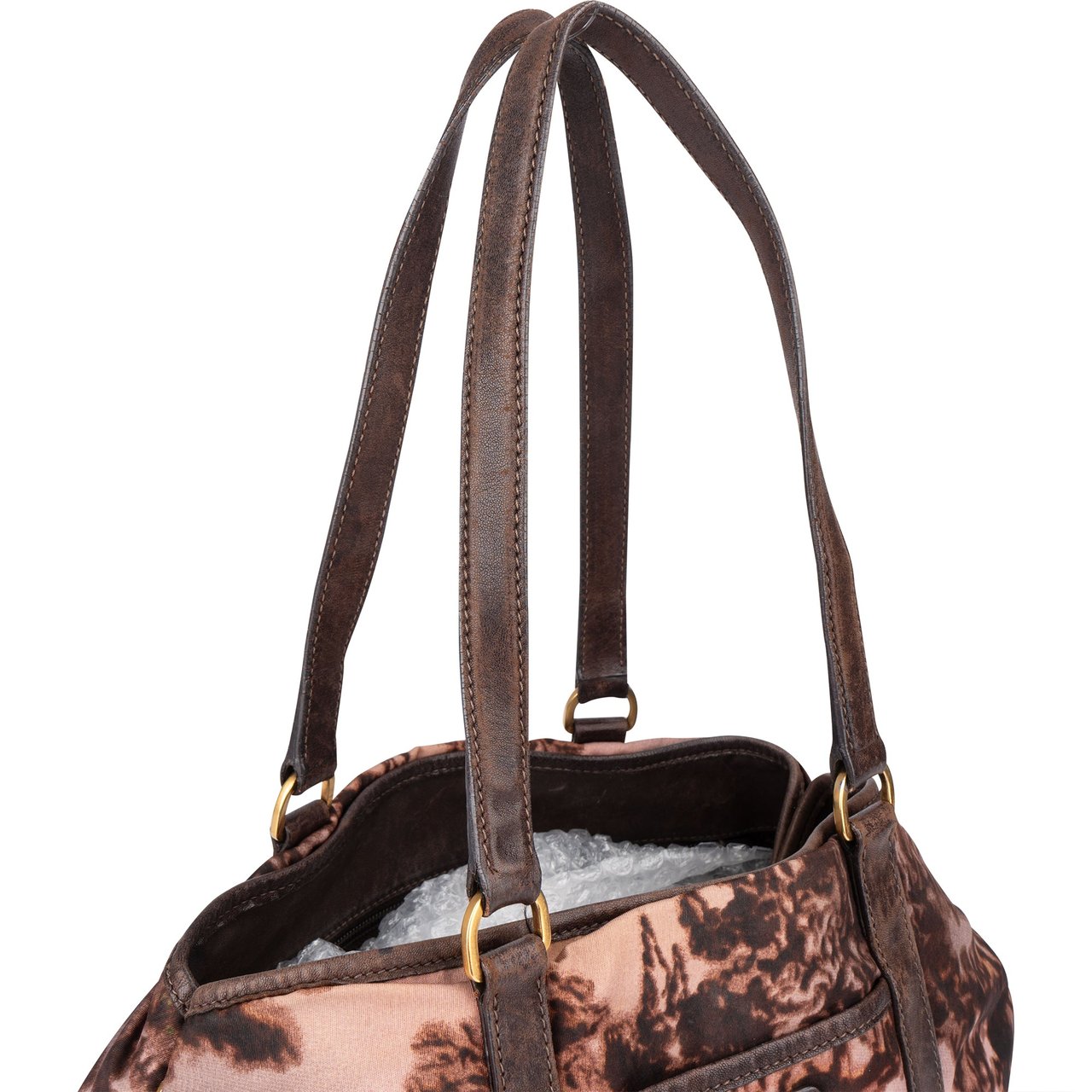 Prada Prada Limited Alabastro Triangle Handbag Divers