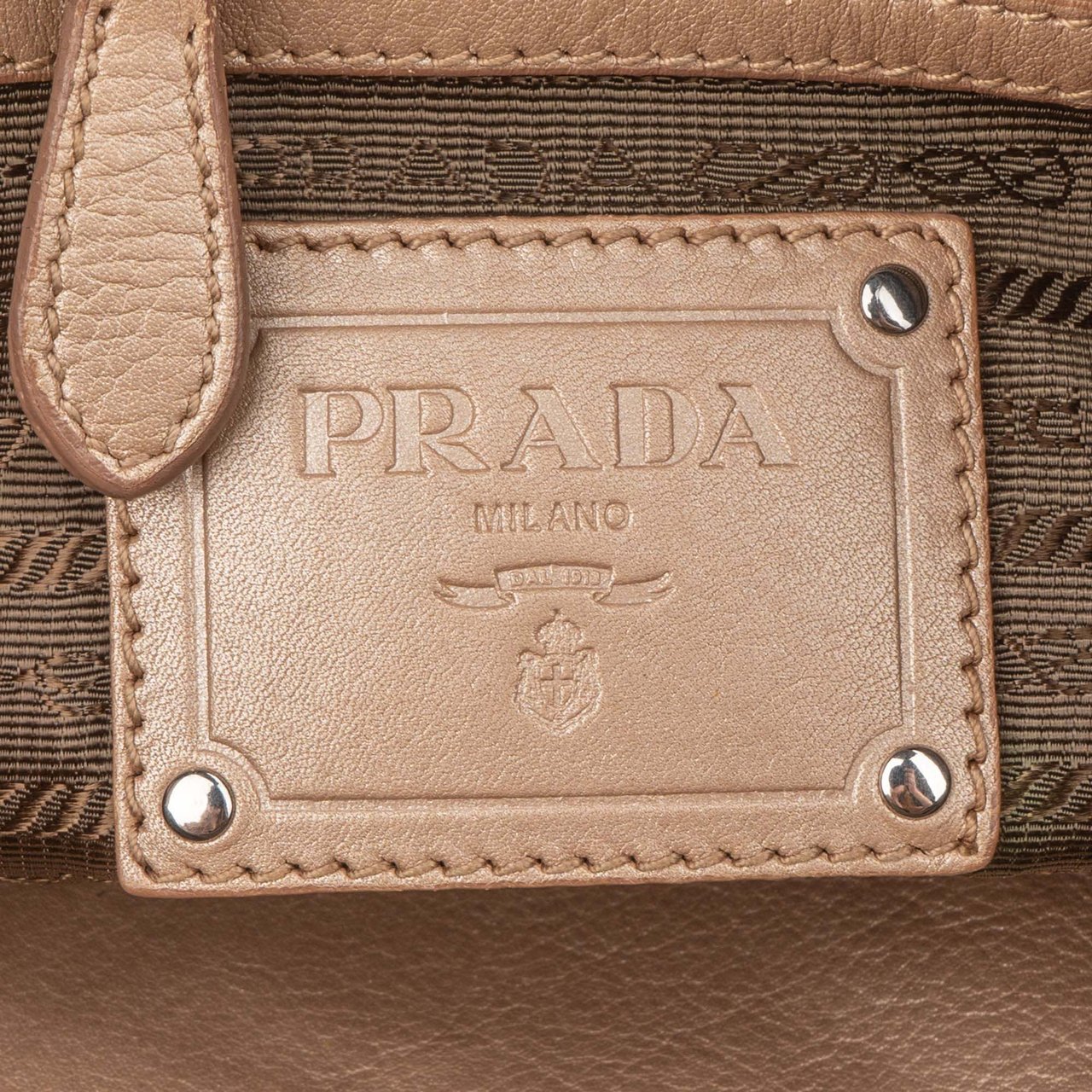 Prada Prada Classic Leather Vitello Handbag Divers