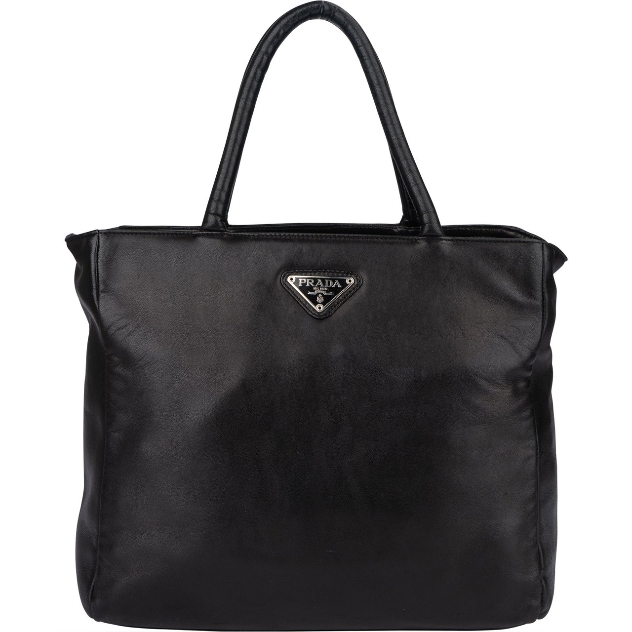 Prada Prada Premium Leather City Handbag Divers