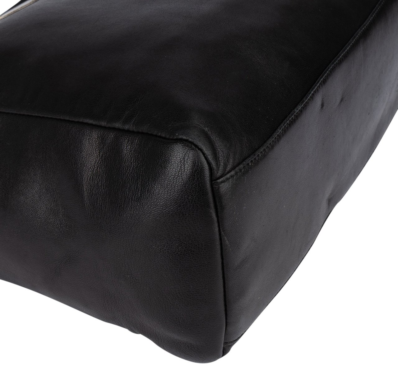 Prada Prada Premium Leather City Handbag Zwart