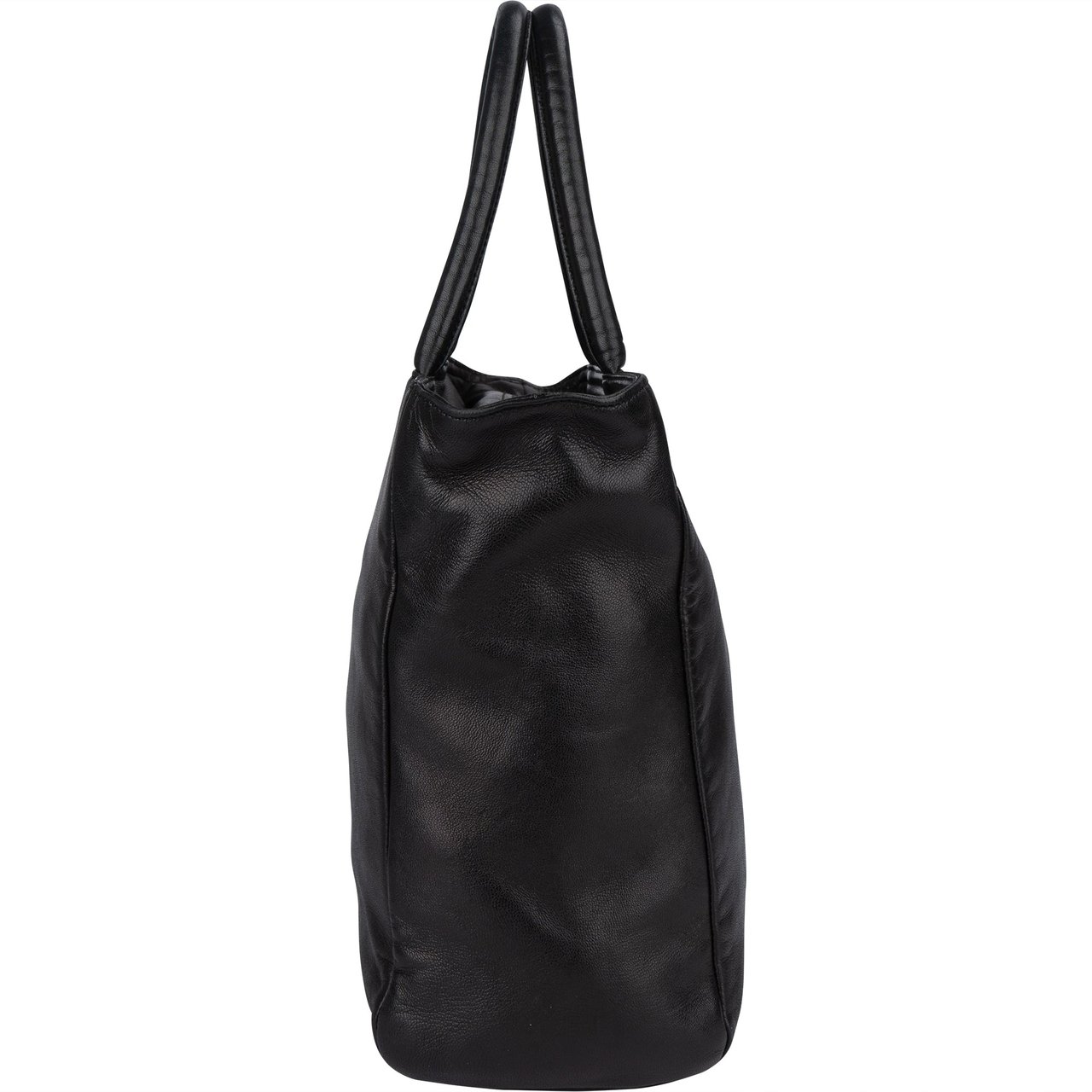 Prada Prada Premium Leather City Handbag Zwart