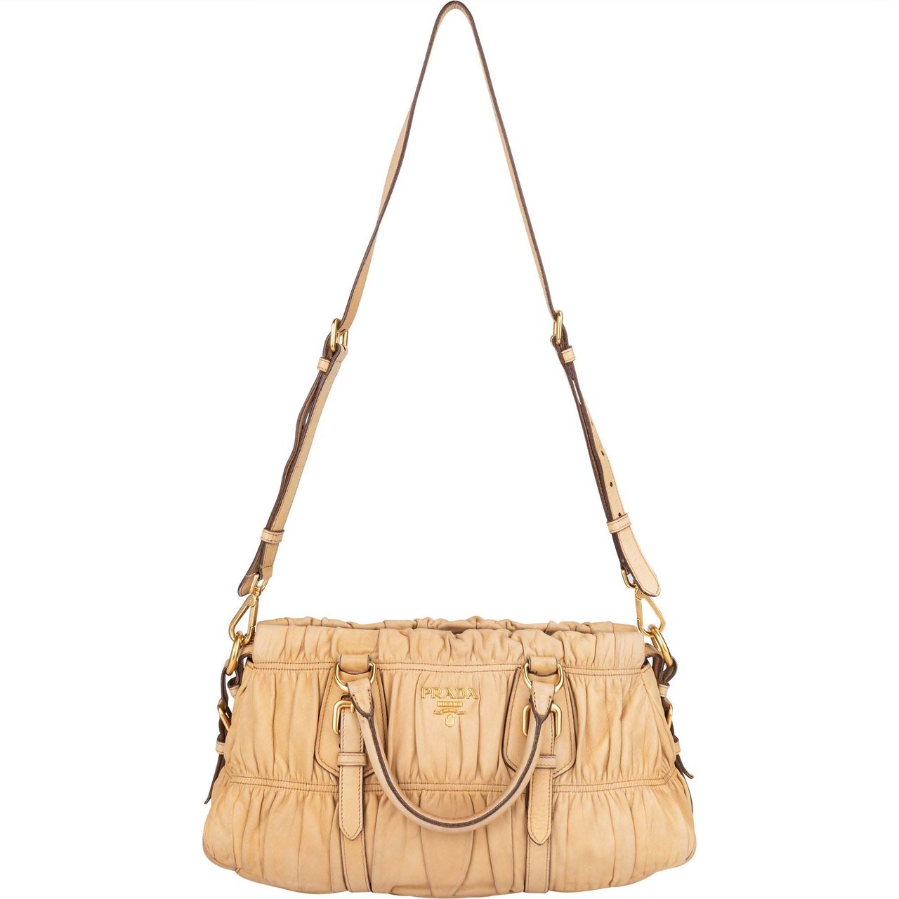 Prada Prada Quilted Leather City Handbag Divers