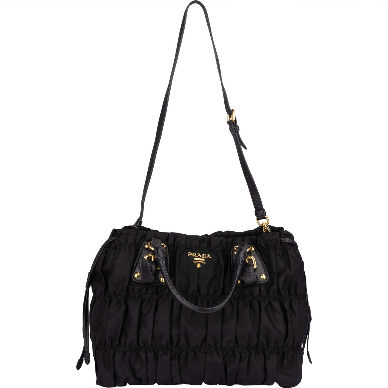 Prada Prada Quilted Nylon Handbag Divers