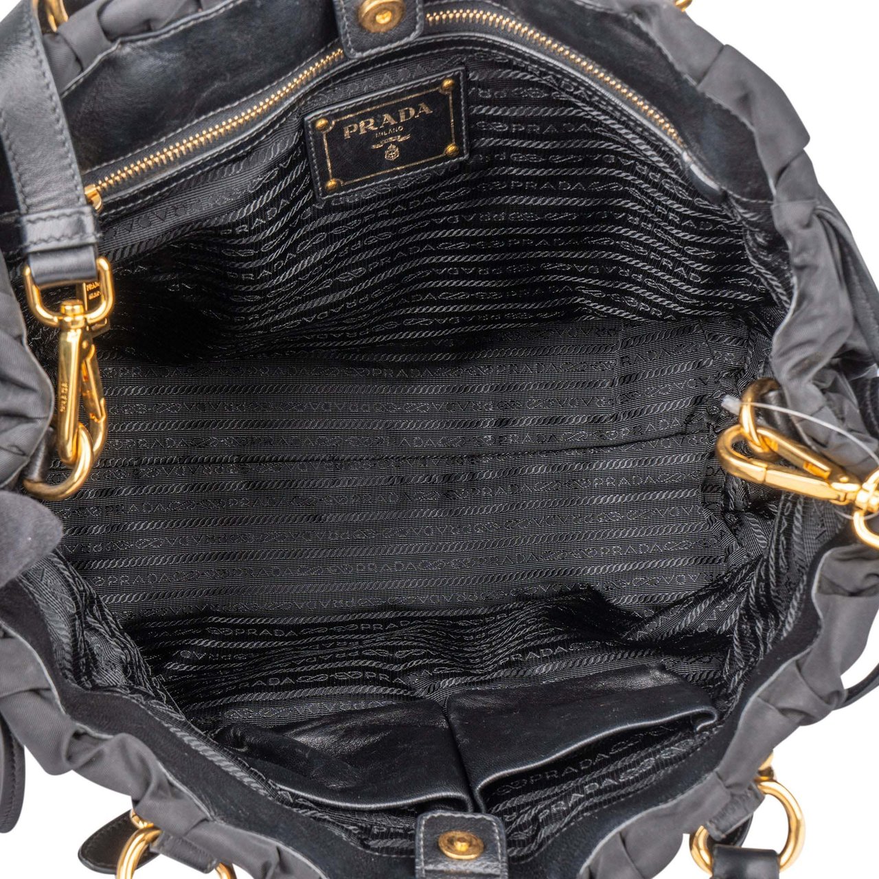 Prada Prada Quilted Nylon Handbag Divers