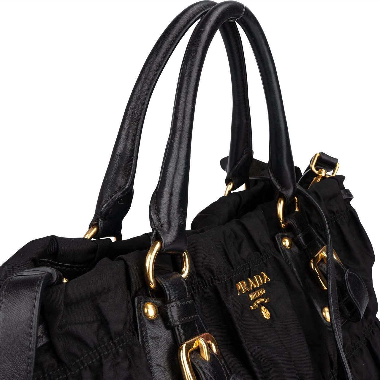 Prada Prada Quilted Nylon Handbag Divers