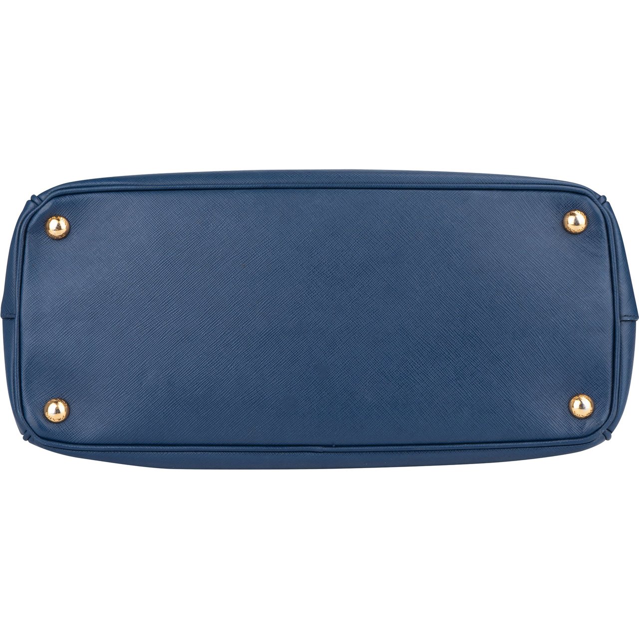 Prada Prada Blue Saffiano Leather Galleria Handbag Blauw