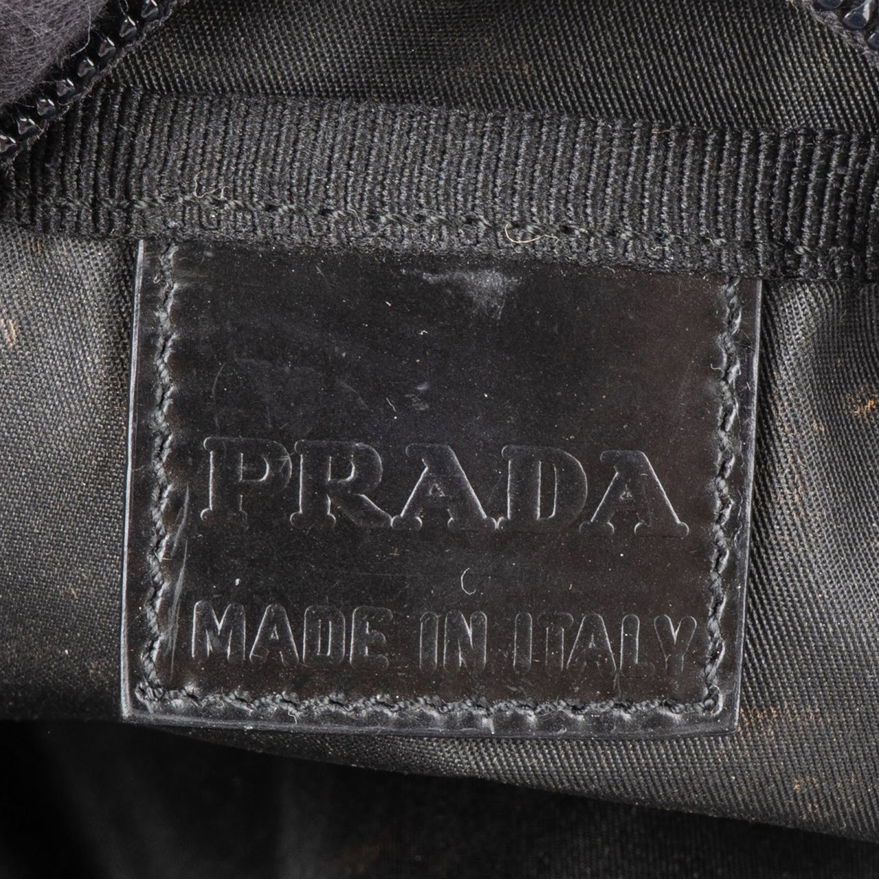 Prada Tessuto Nylon Cosmetic Pouch Zwart