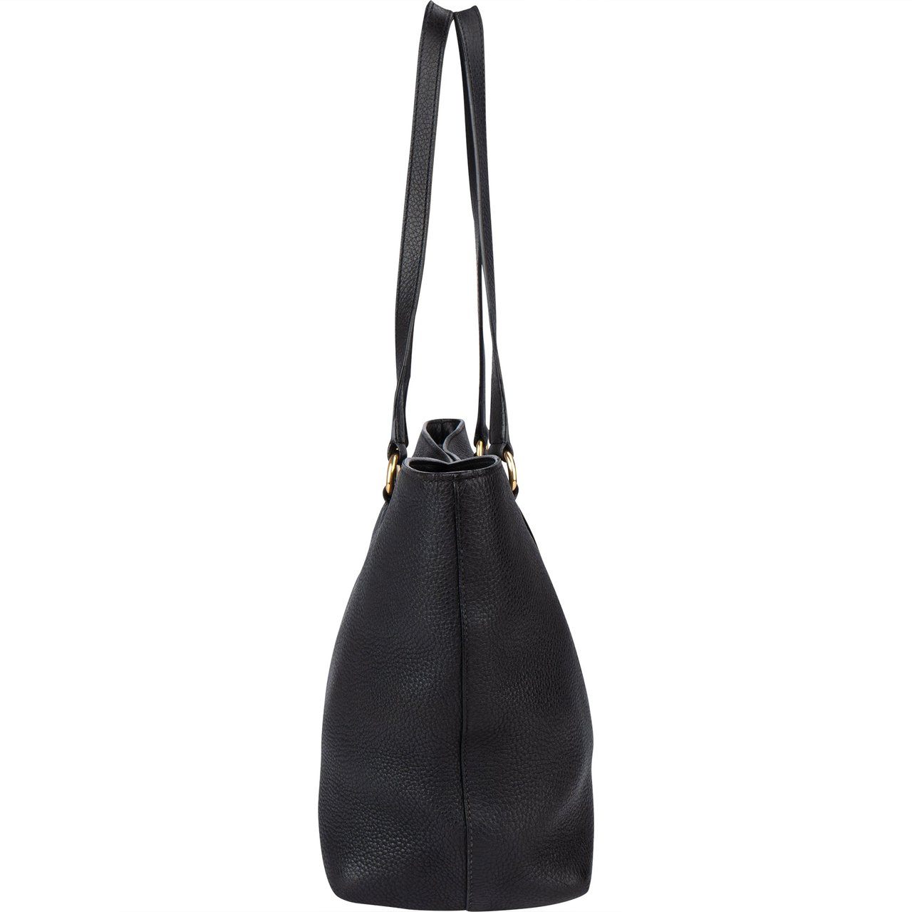 Prada Prada Black Premium Leather Daino Vitello Handbag Divers