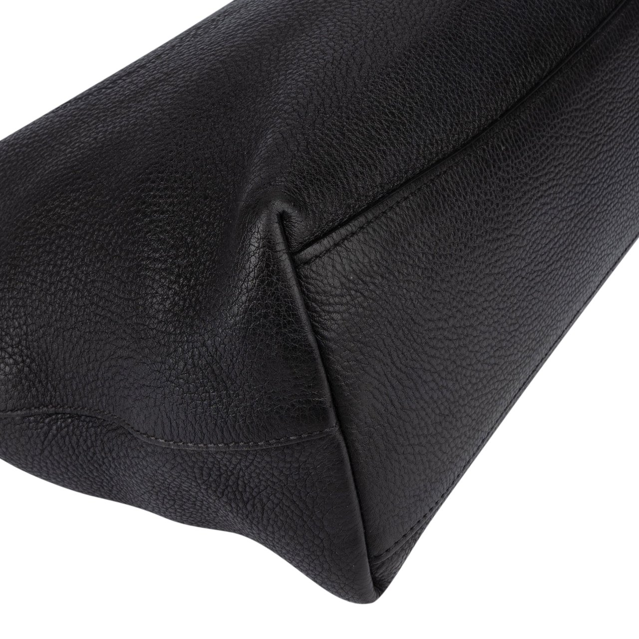 Prada Prada Black Premium Leather Daino Vitello Handbag Divers