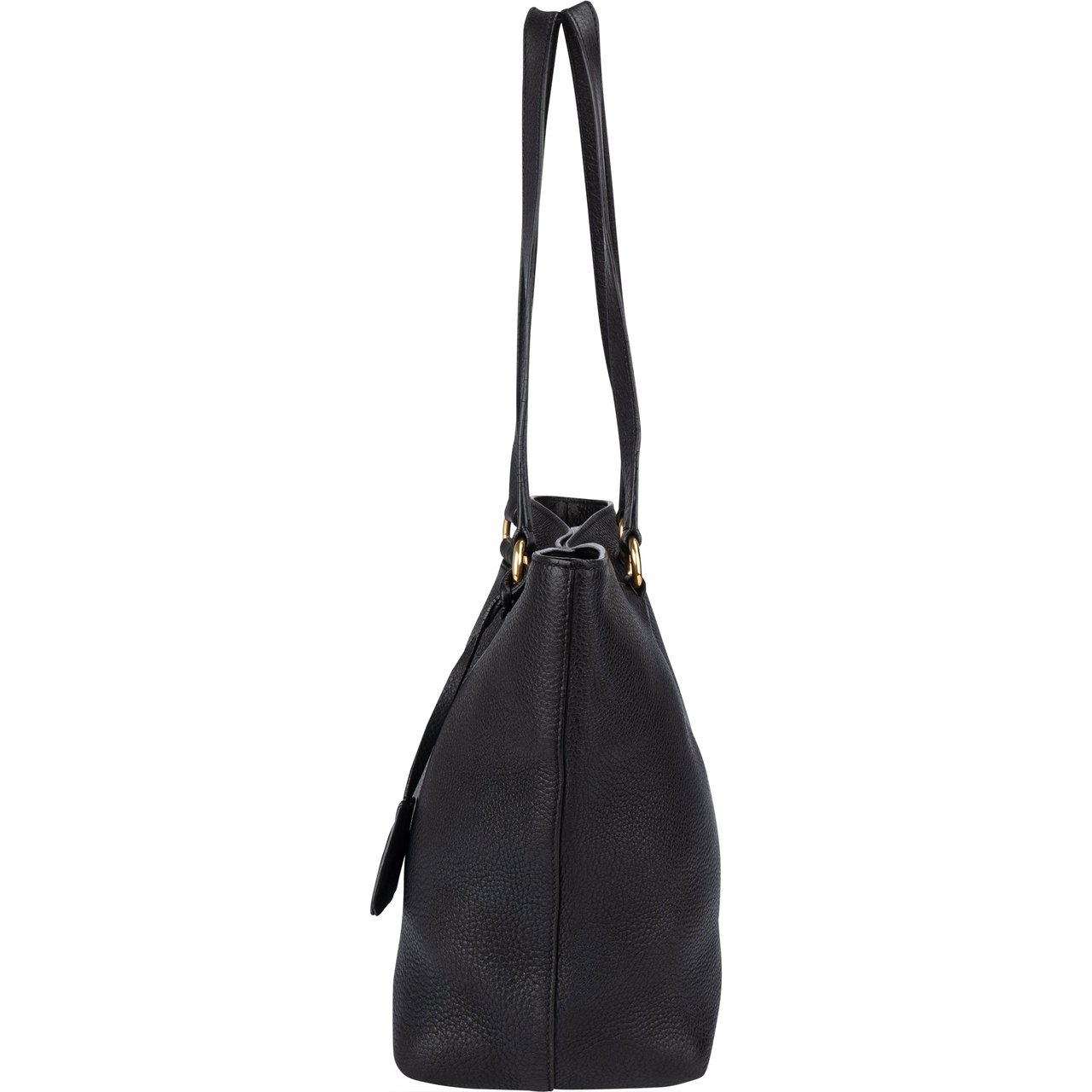 Prada Prada Black Premium Leather Daino Vitello Handbag Divers