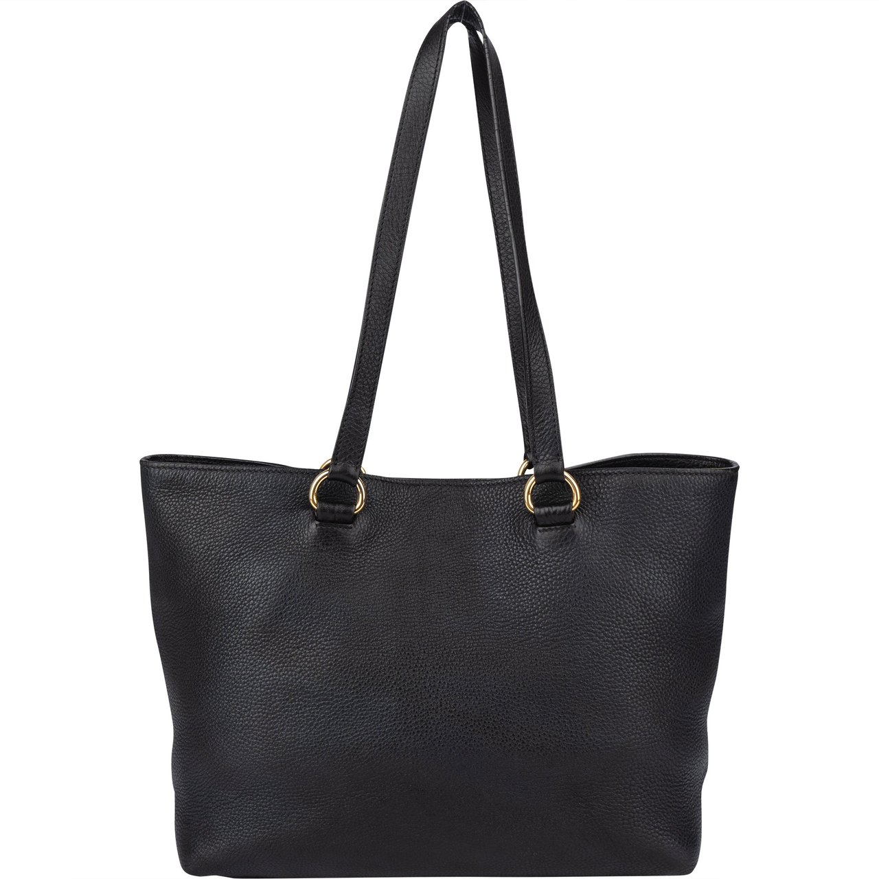 Prada Prada Black Premium Leather Daino Vitello Handbag Divers