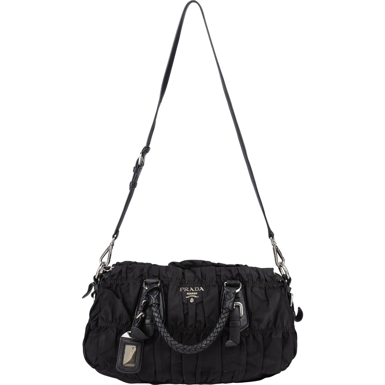 Prada Prada Quilted Nylon City Handbag Divers
