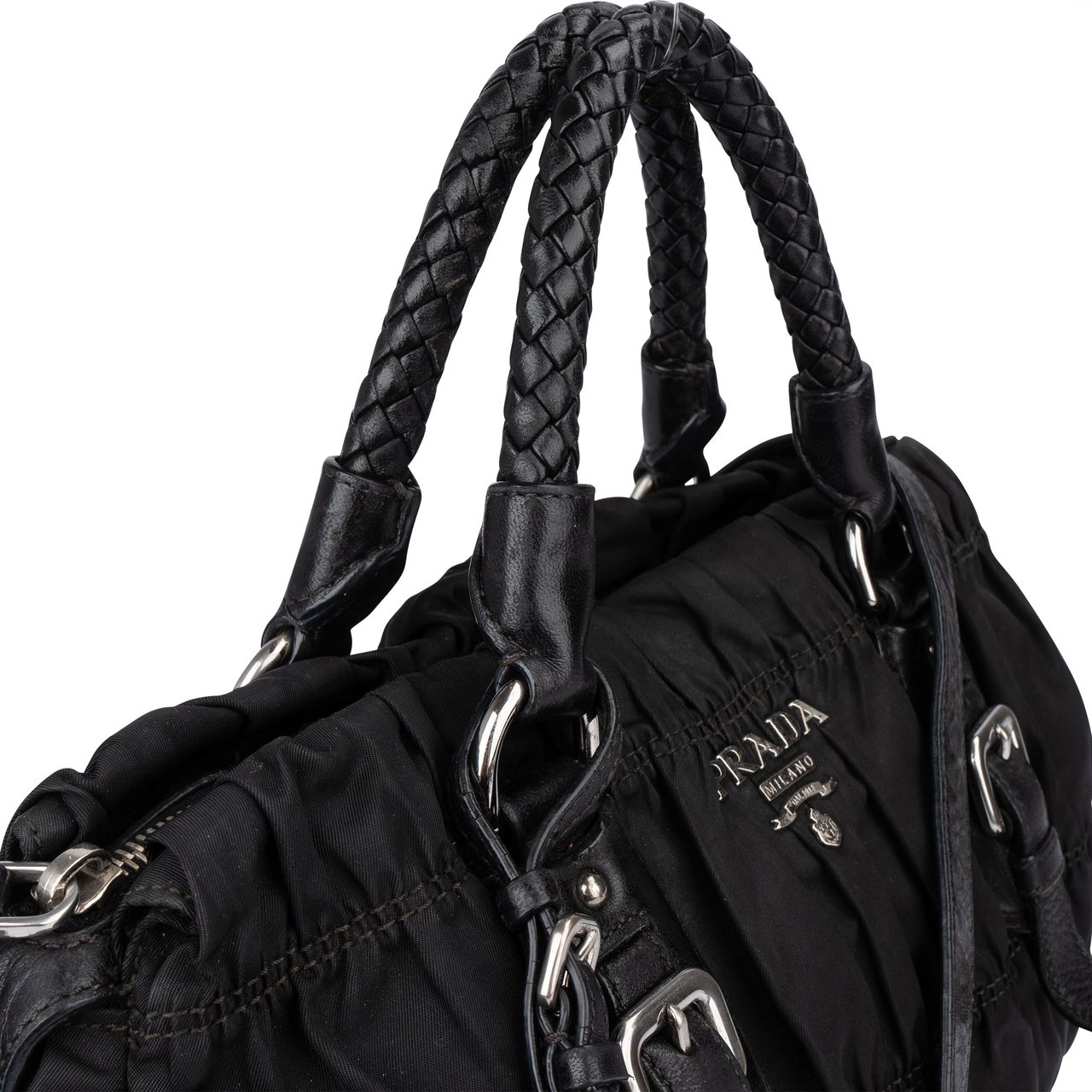 Prada Prada Quilted Nylon City Handbag Divers