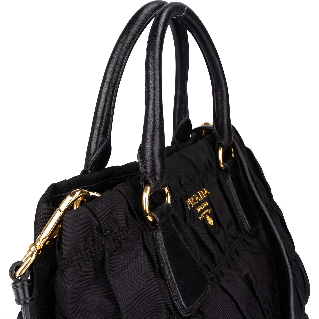 Prada Prada Quilted Nylon City Handbag Divers