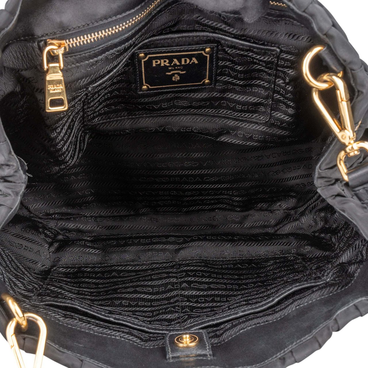Prada Prada Quilted Nylon City Handbag Divers
