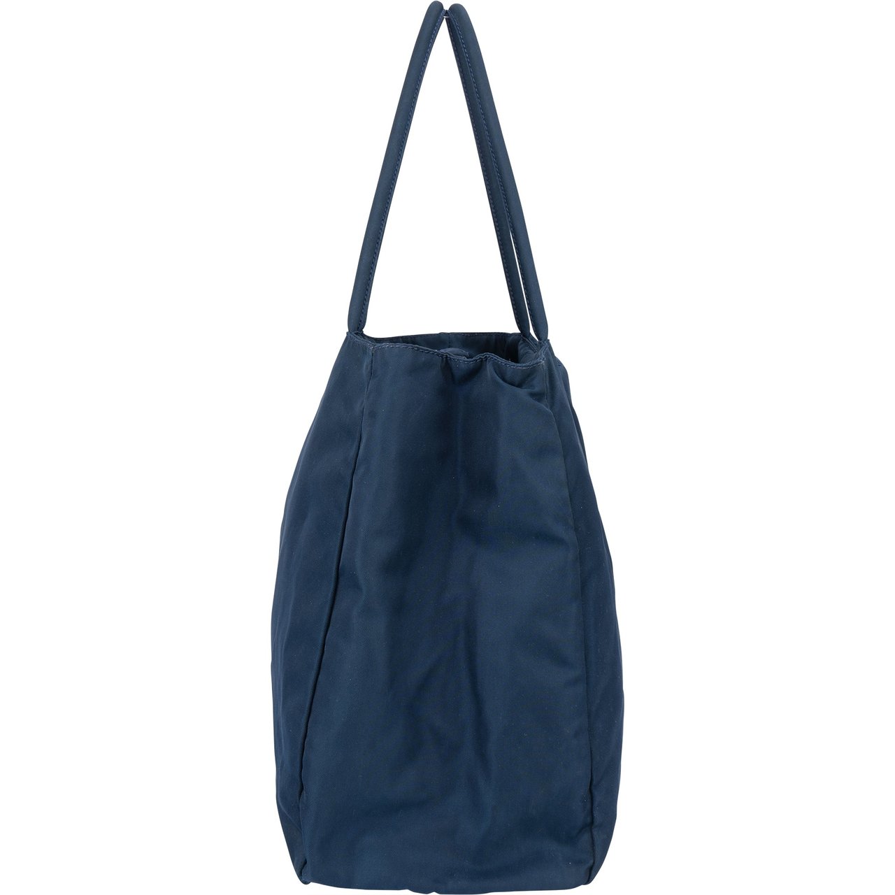 Prada Prada Blue Nylon Triangle Handbag Blauw
