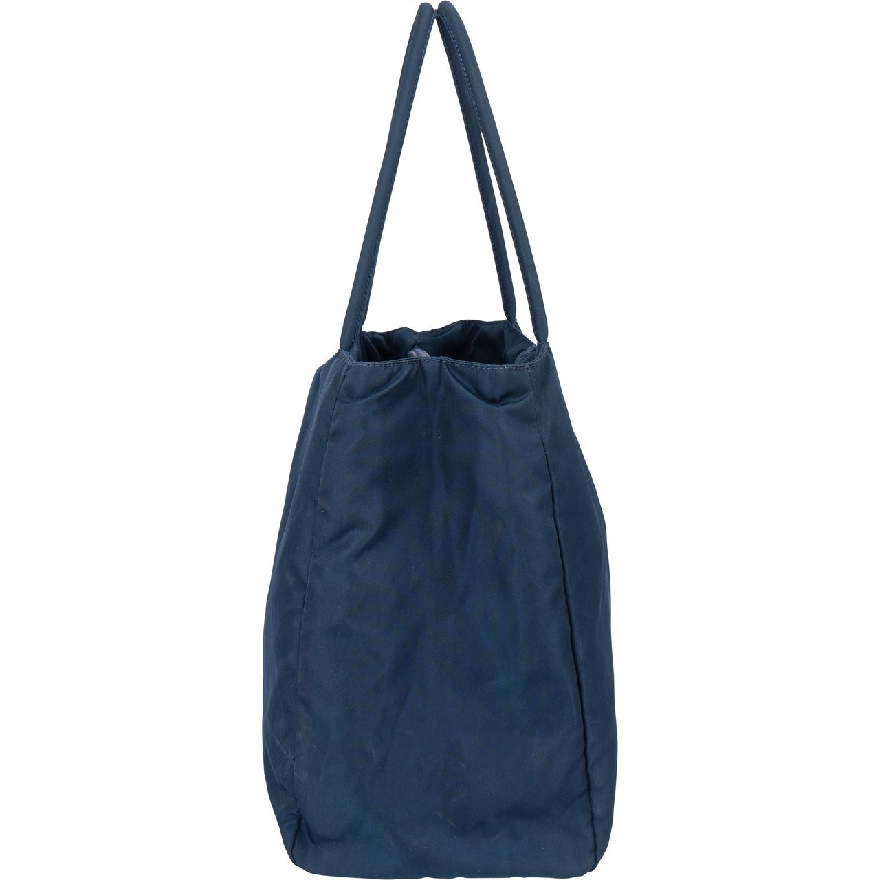 Prada Prada Blue Nylon Triangle Handbag Blauw