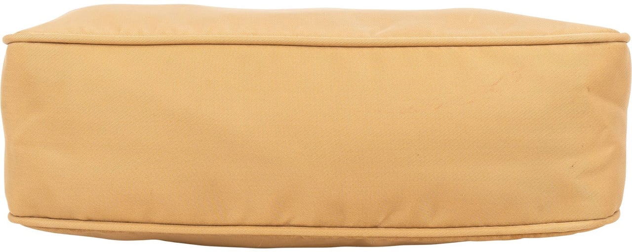 Prada Nylon Triangle Vintage Re-Edition Handbag Beige