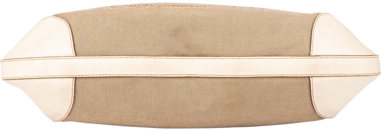 Prada Prada Jacquard Monogram Handbag Beige