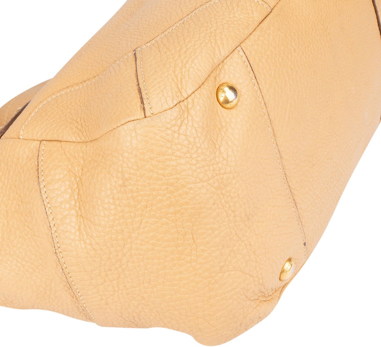 Prada Prada Beige Calfskin City Handbag Beige