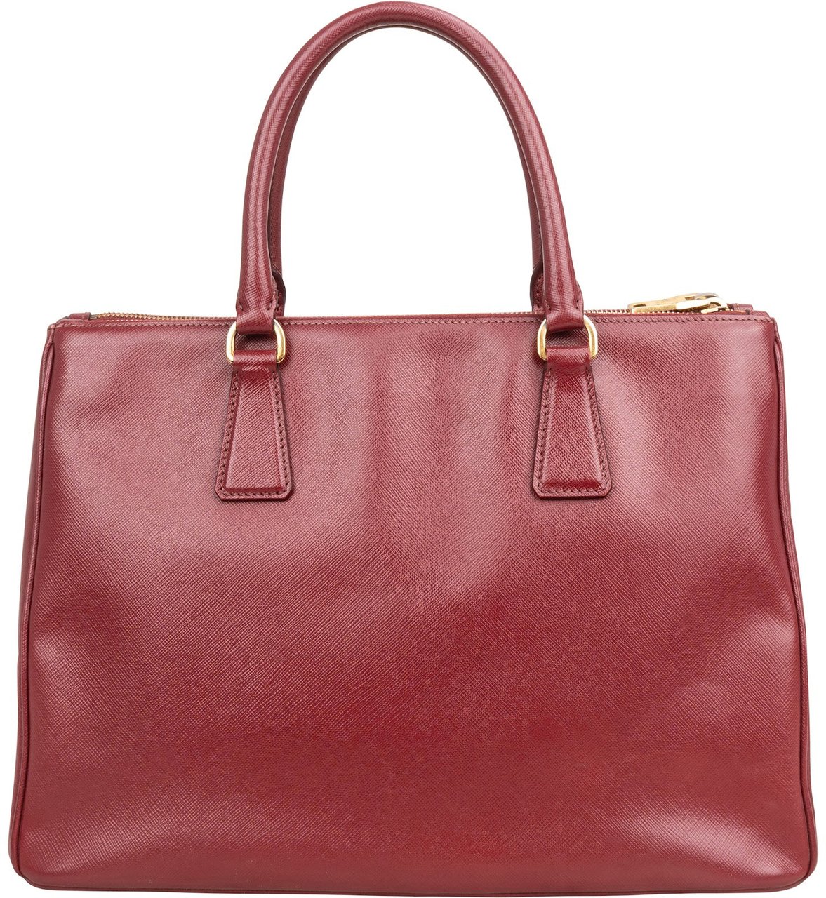 Prada Saffiano Leather Galleria Handbag Rood