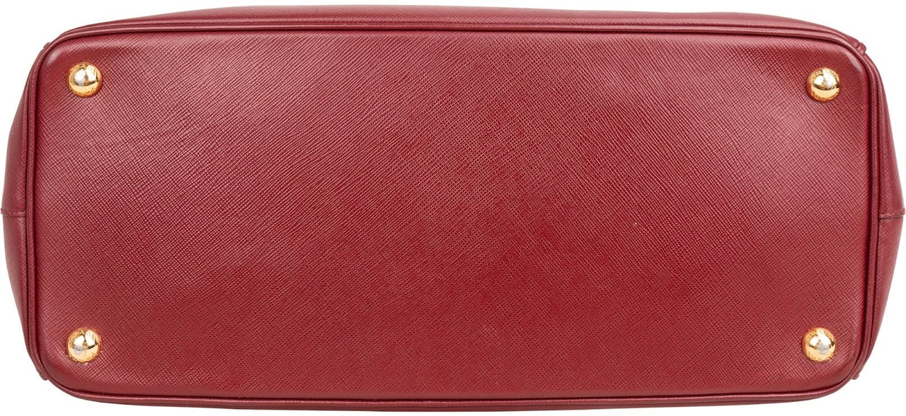 Prada Saffiano Leather Galleria Handbag Rood