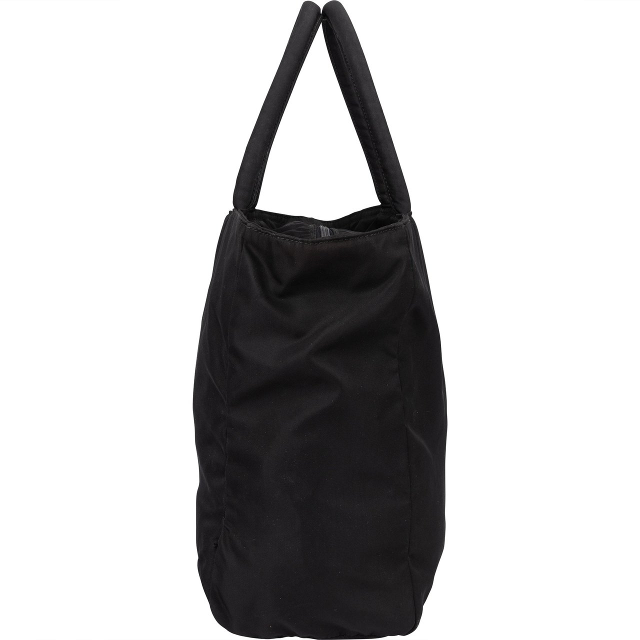 Prada Prada Black Nylon Triangle Handbag Zwart