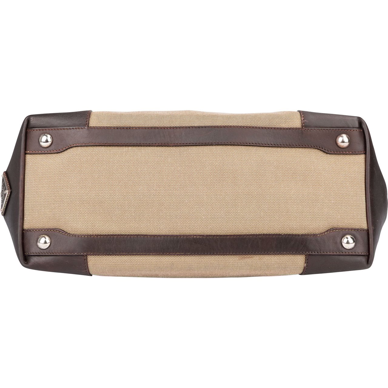 Prada Prada Jacquard Triangle Shoulder Bag Bruin