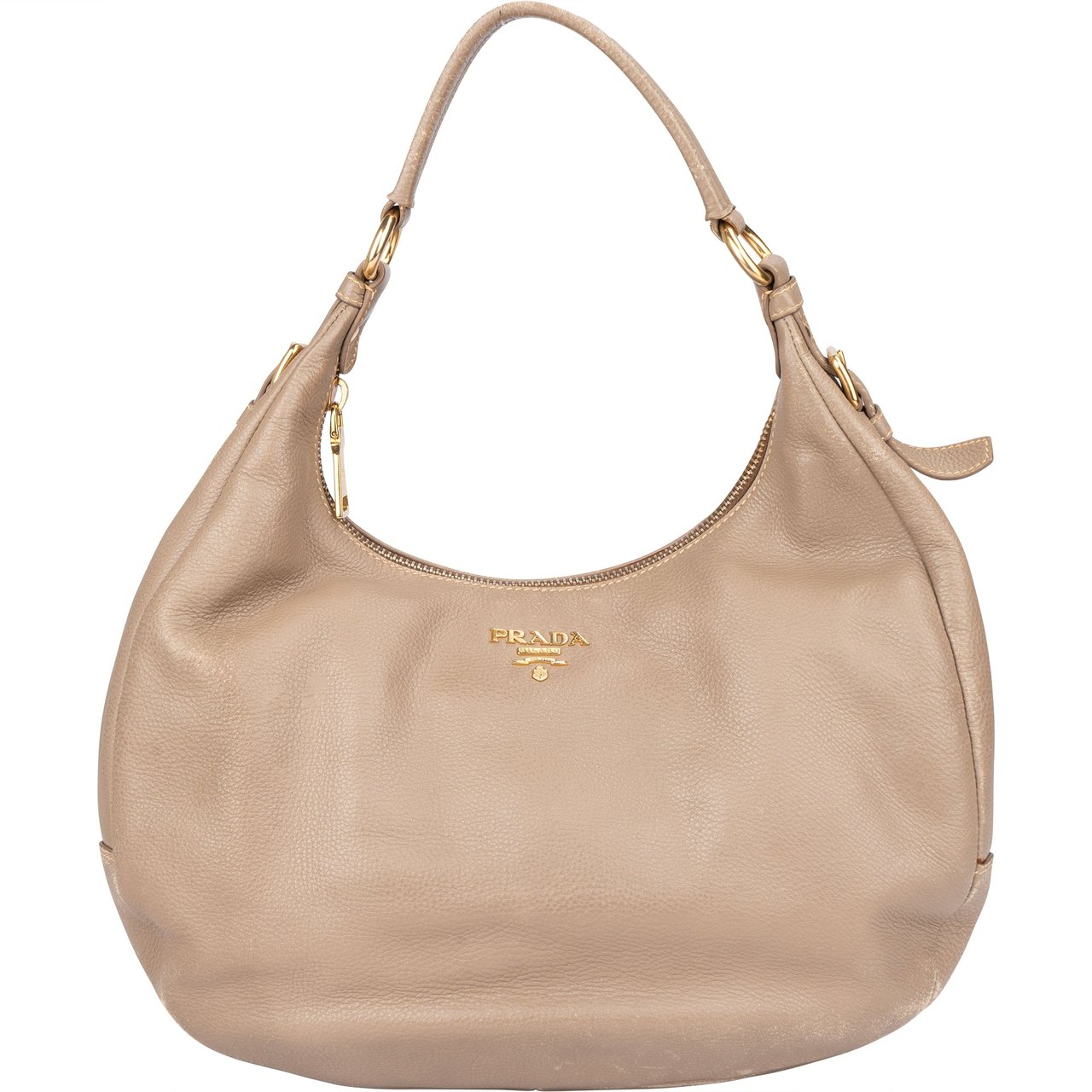 Prada Prada Leather Hobo Bag Divers