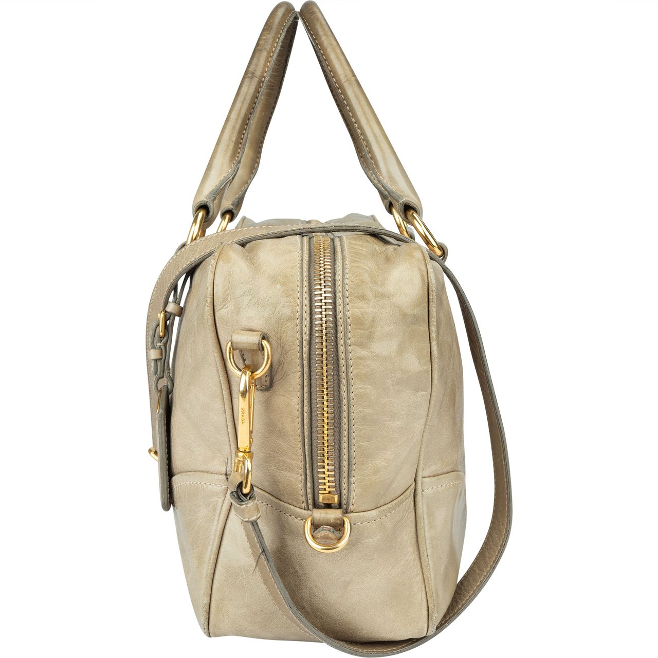 Prada Prada Leather City Handbag Divers