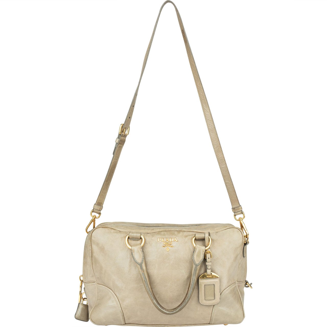 Prada Prada Leather City Handbag Divers