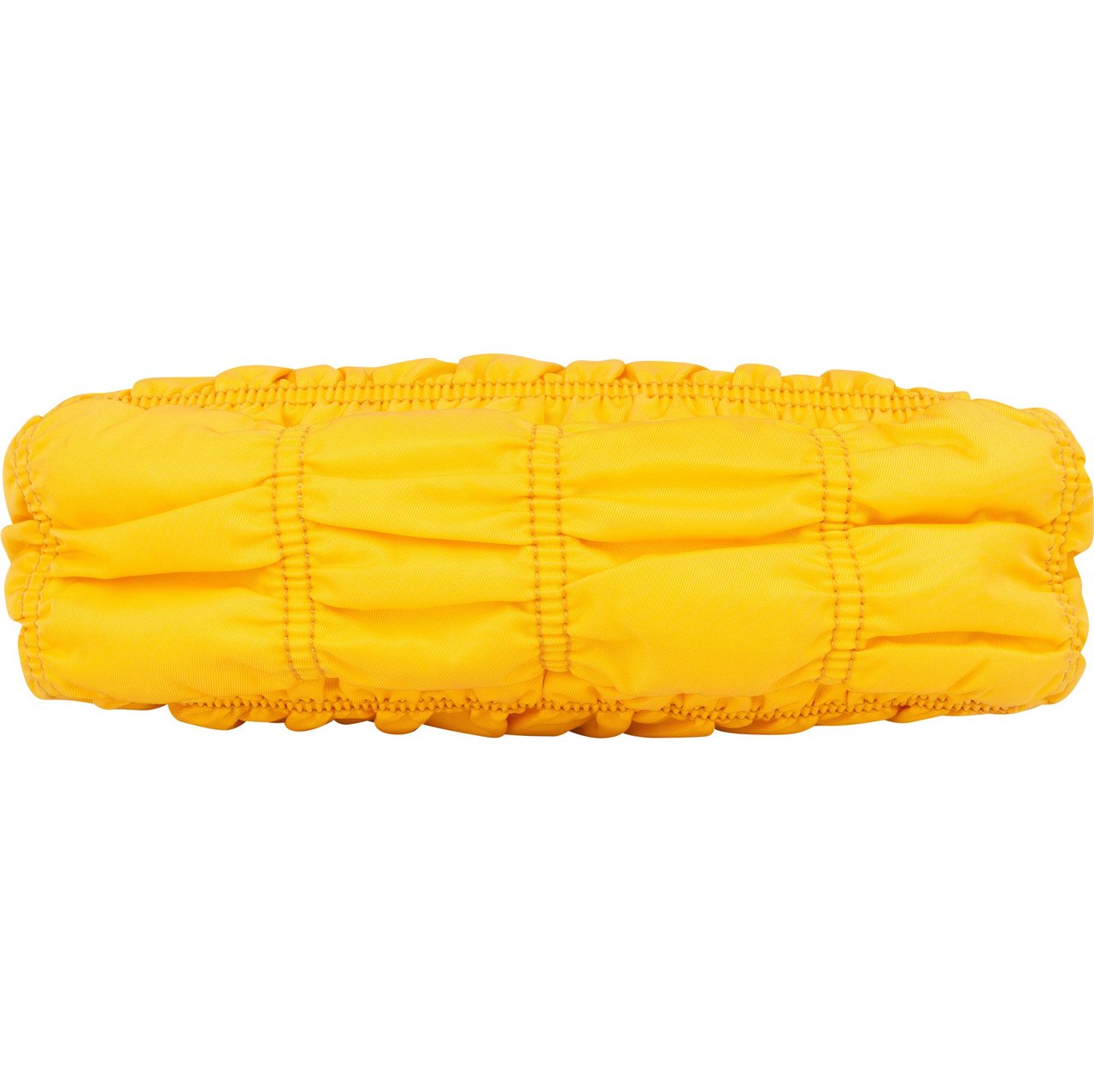 Prada Prada Yellow Nylon Triangle Handbag Geel