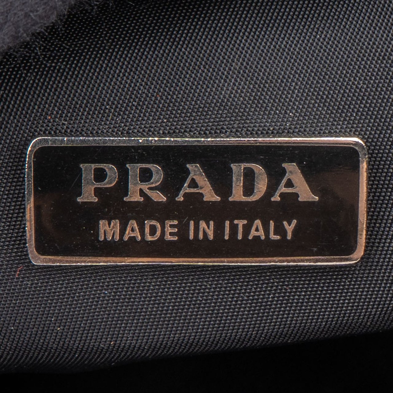 Prada Prada Black Nylon Triangle Vintage Re-Editon Handbag Zwart