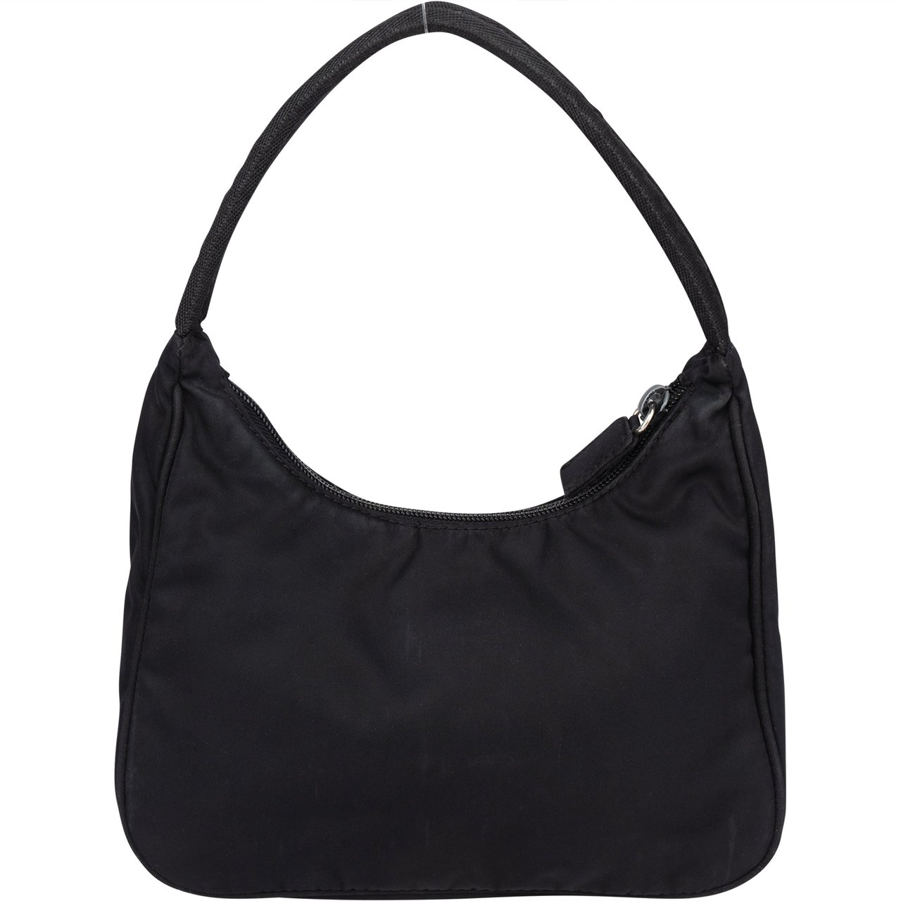 Prada Prada Black Nylon Triangle Vintage Re-Editon Handbag Zwart