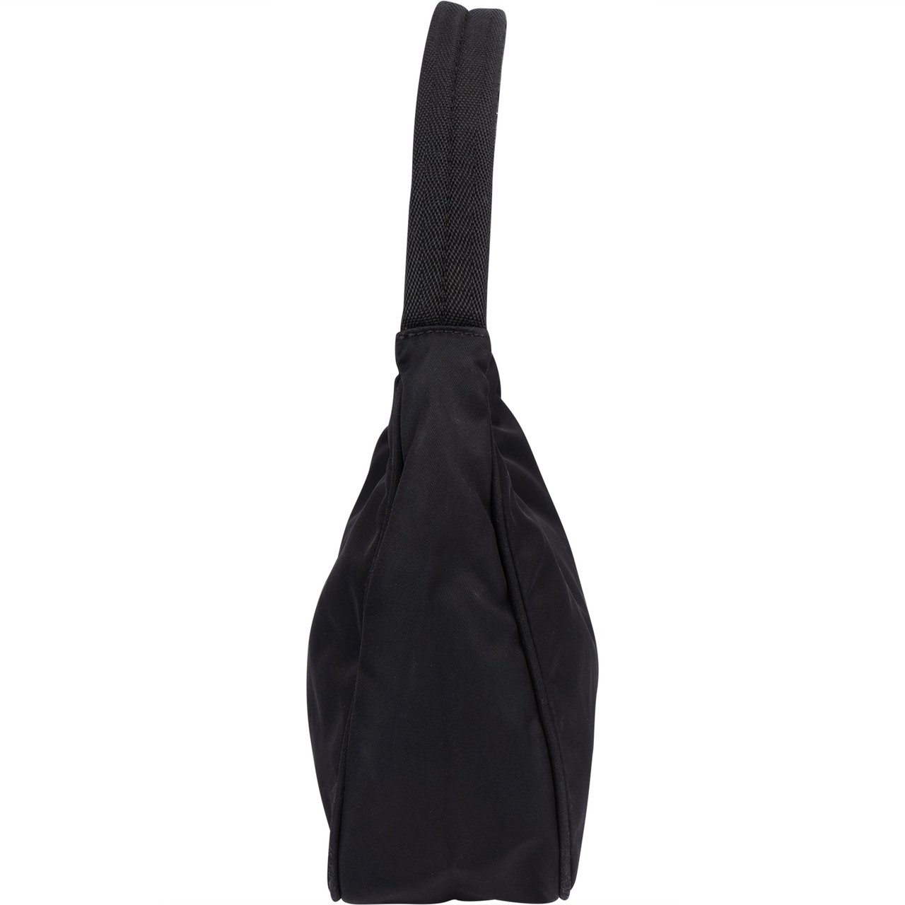 Prada Prada Black Nylon Triangle Vintage Re-Editon Handbag Zwart