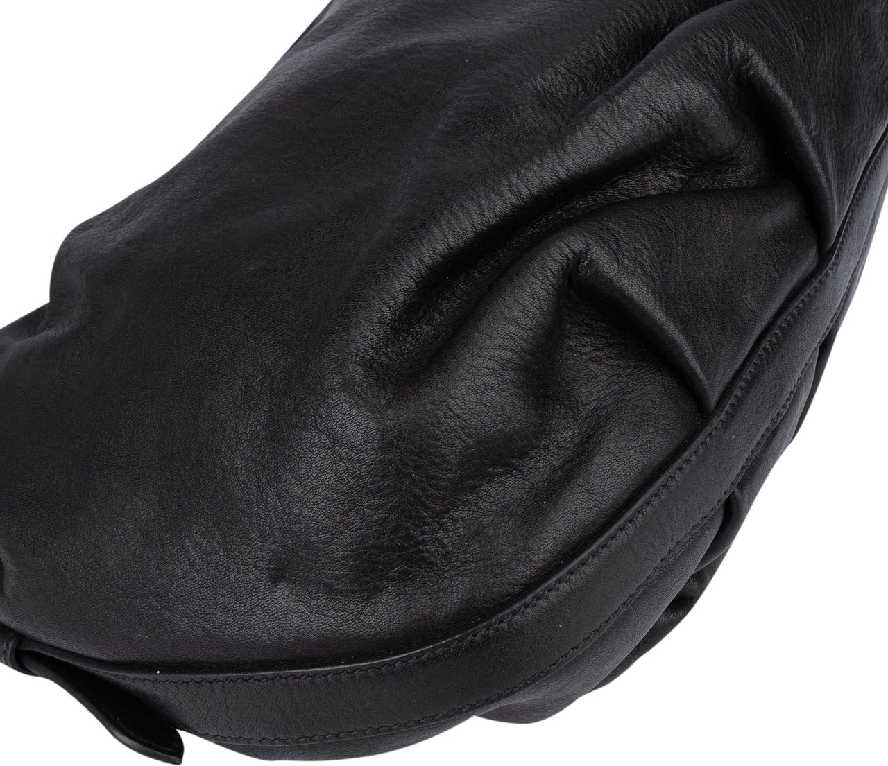 Prada Prada Classic Leather Handbag Zwart