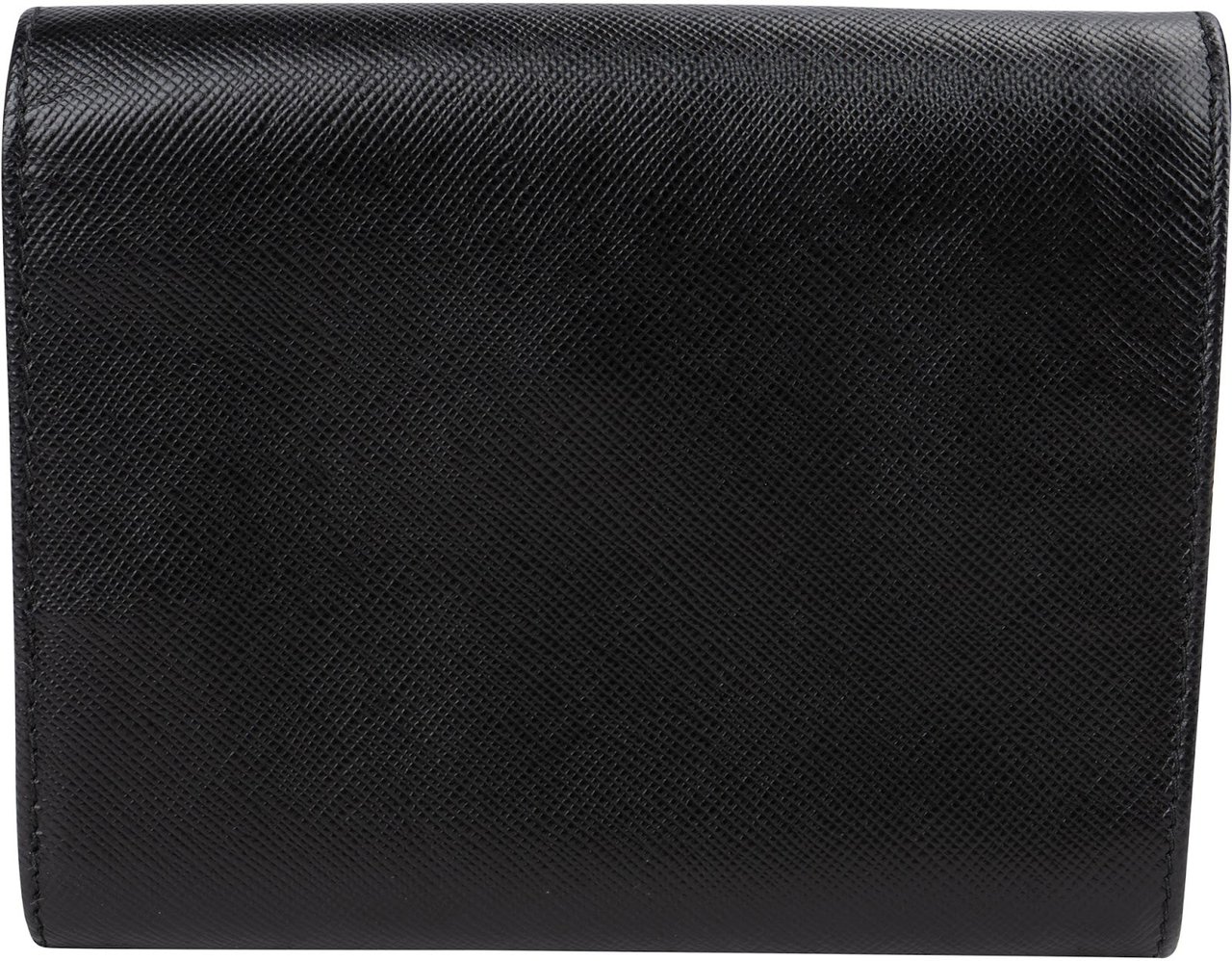 Prada Black Saffiano Bifold Wallet Zwart