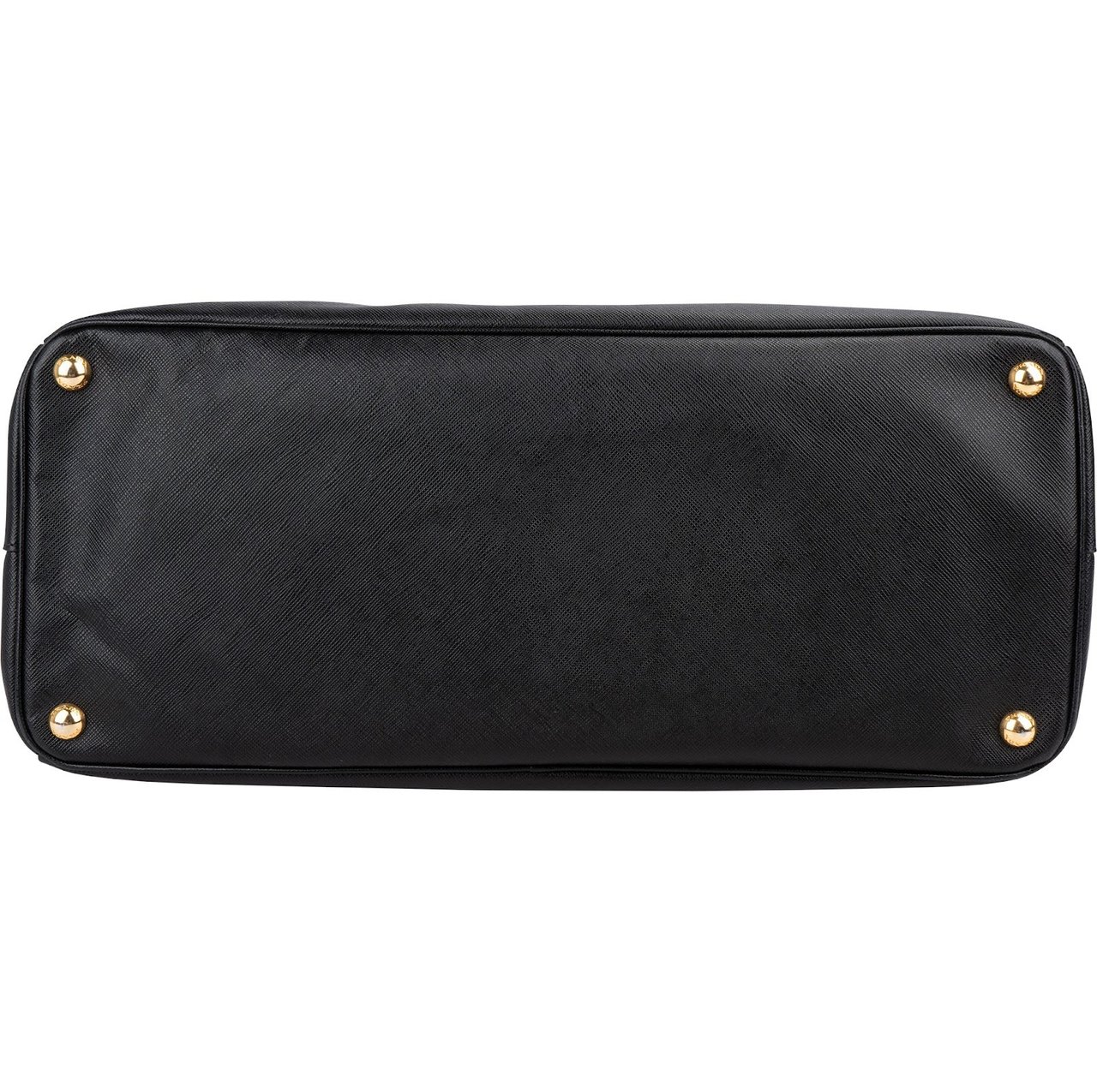 Prada Black Saffiano Leather Galleria Handbag Zwart
