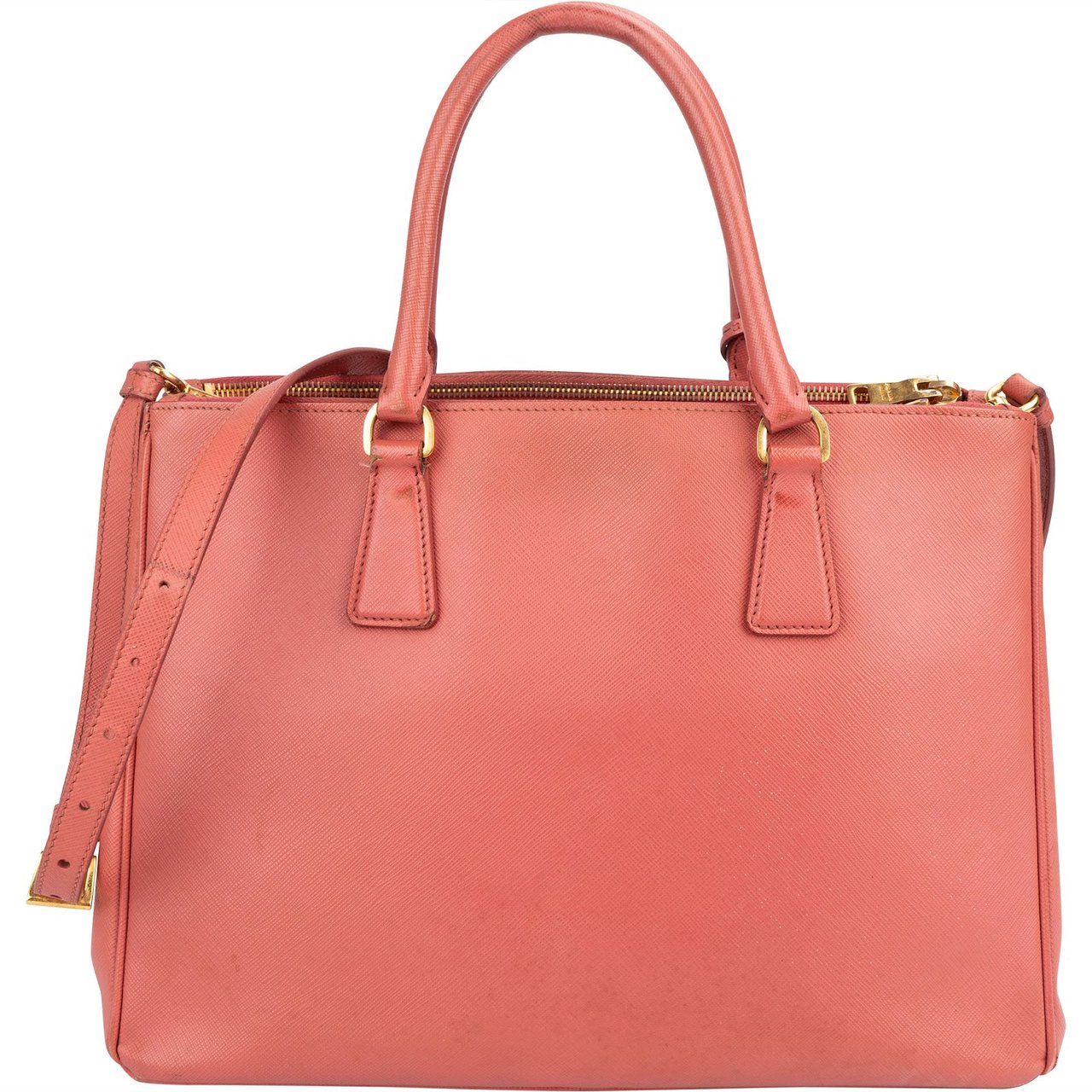 Prada Tamaris Saffiano Lux Leather Galleria Handbag Divers