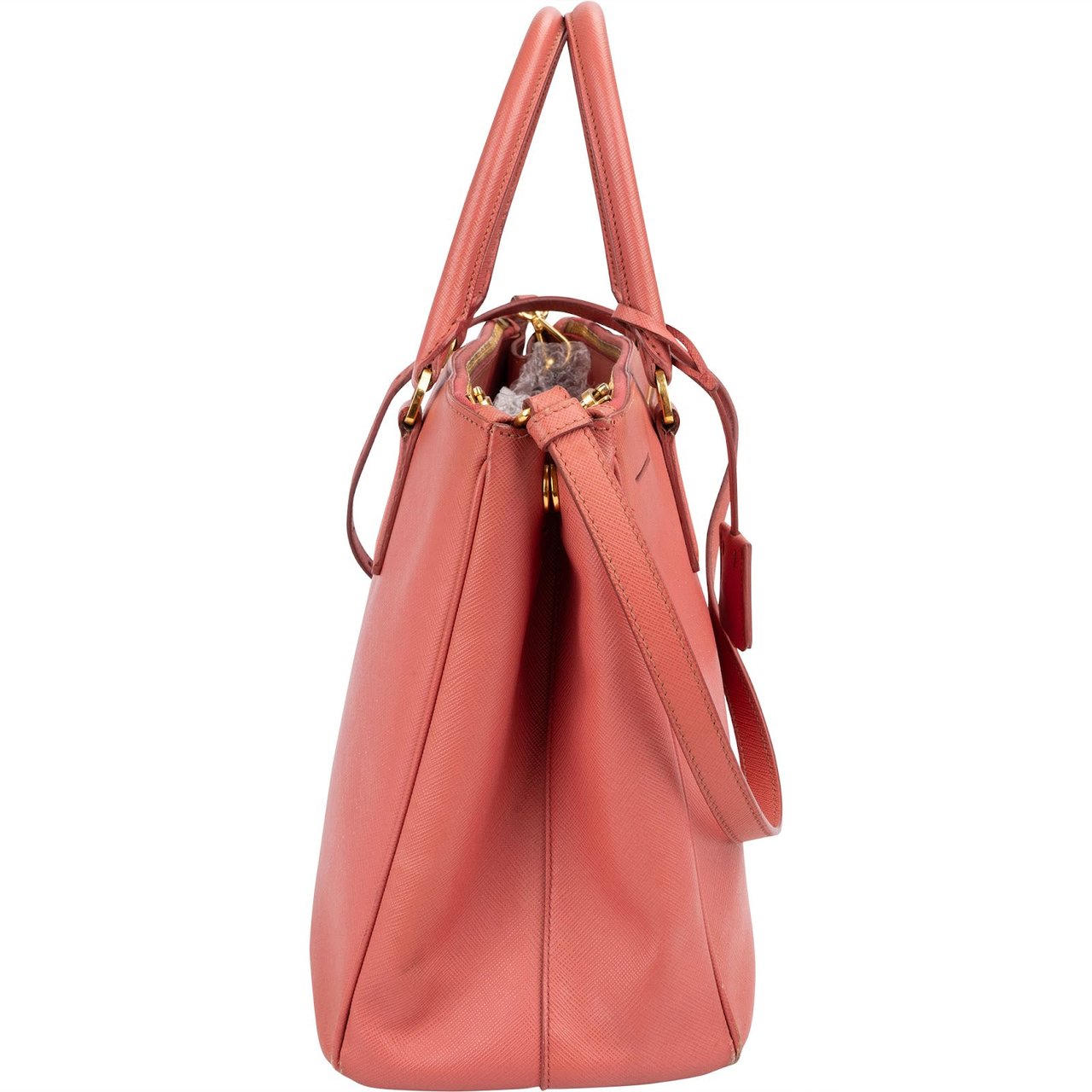 Prada Tamaris Saffiano Lux Leather Galleria Handbag Divers