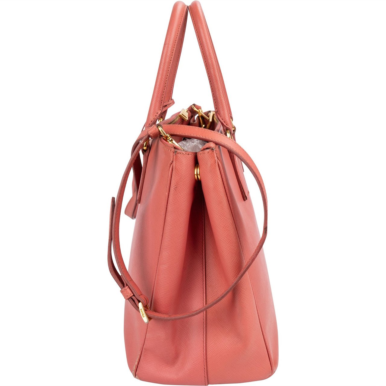Prada Tamaris Saffiano Lux Leather Galleria Handbag Divers