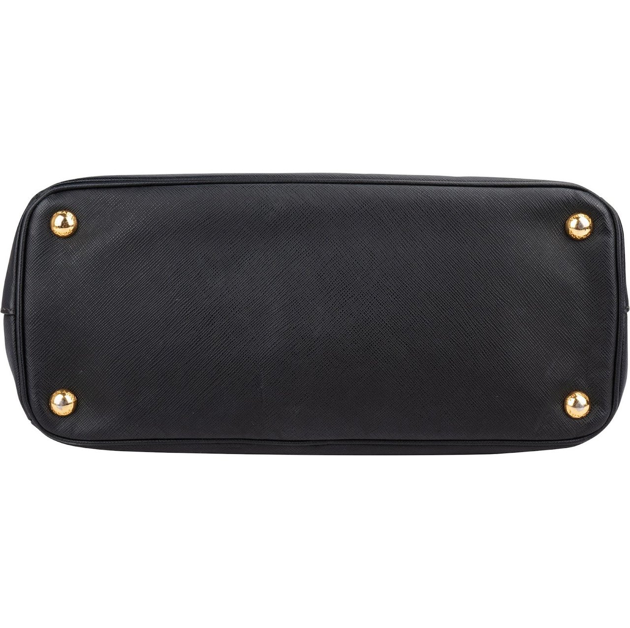 Prada Black Saffiano Leather Galleria Handbag Zwart