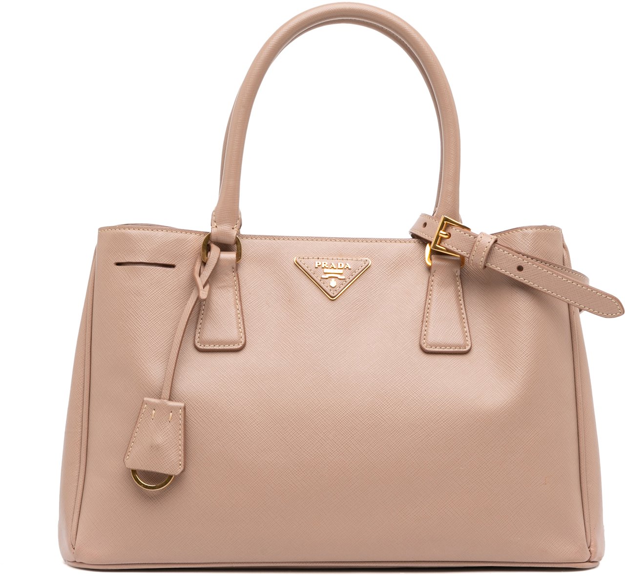Prada Medium Saffiano Lux Galleria Satchel Bruin