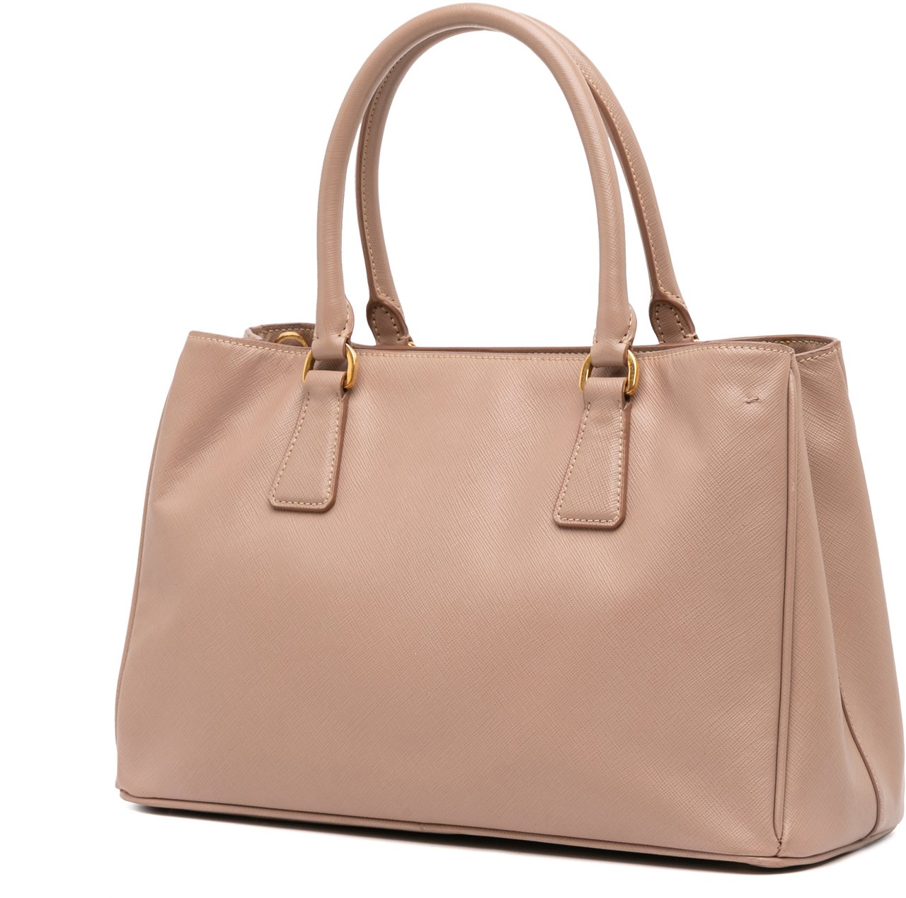 Prada Medium Saffiano Lux Galleria Satchel Bruin