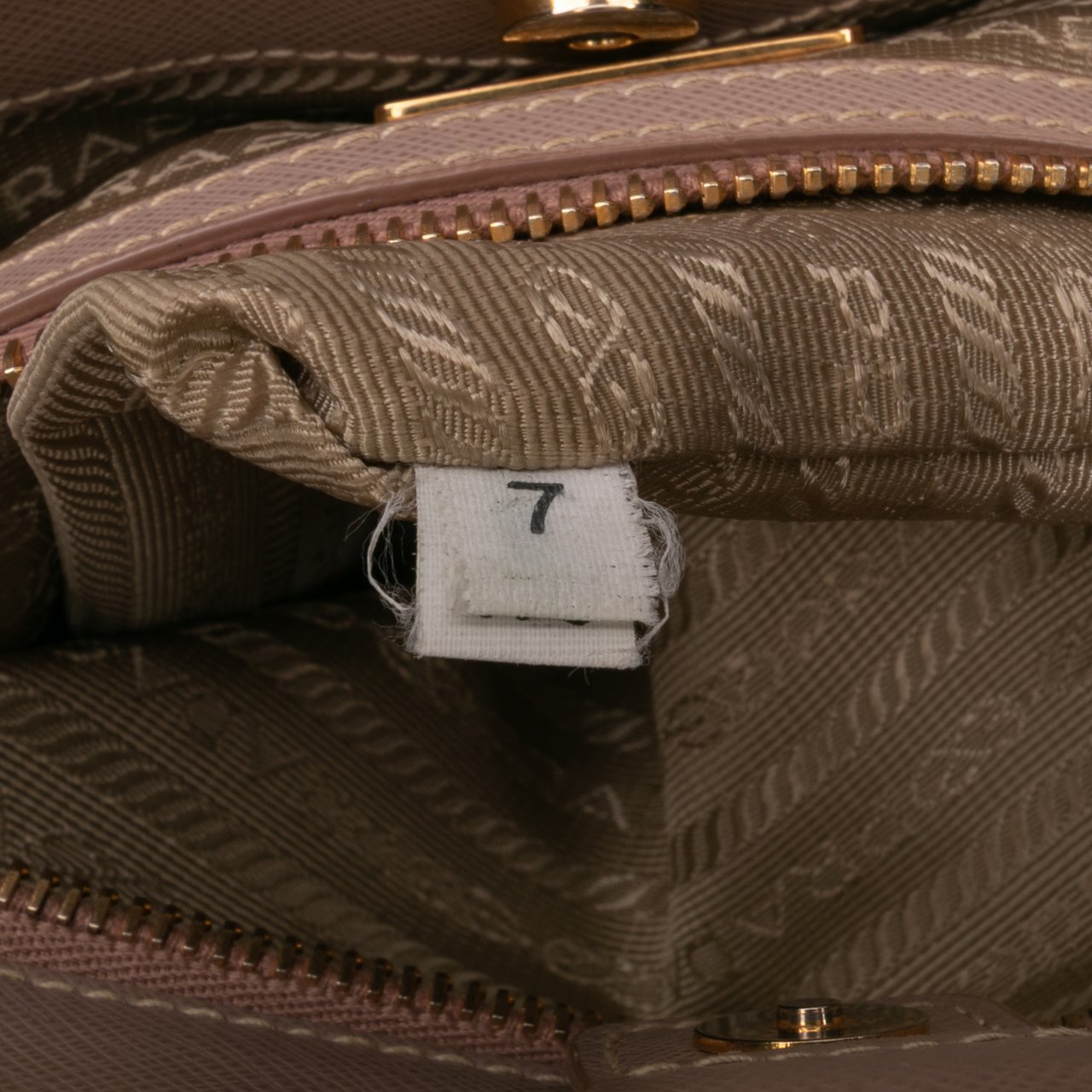 Prada Medium Saffiano Lux Galleria Satchel Bruin