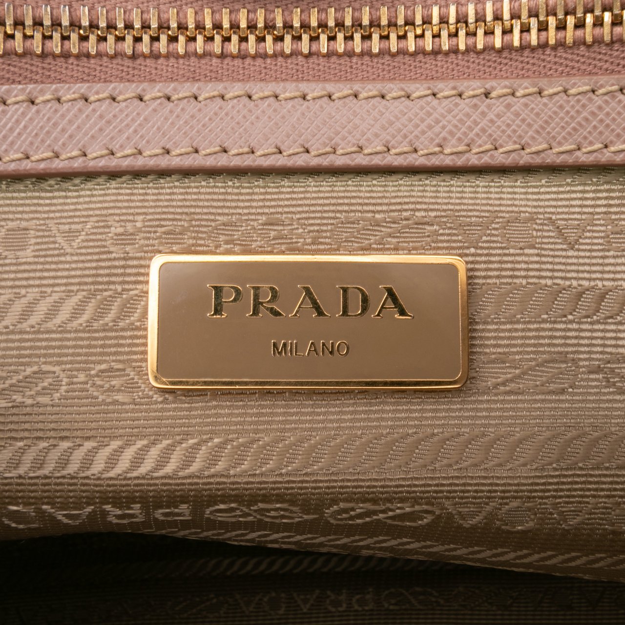 Prada Medium Saffiano Lux Galleria Satchel Bruin