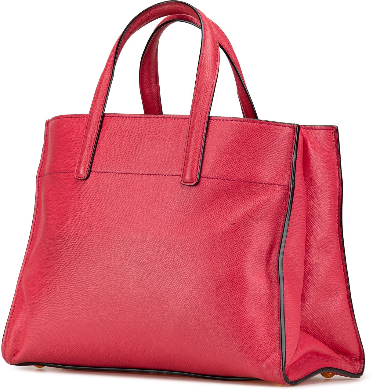 Prada Saffiano Soft Triple Pocket Tote Roze