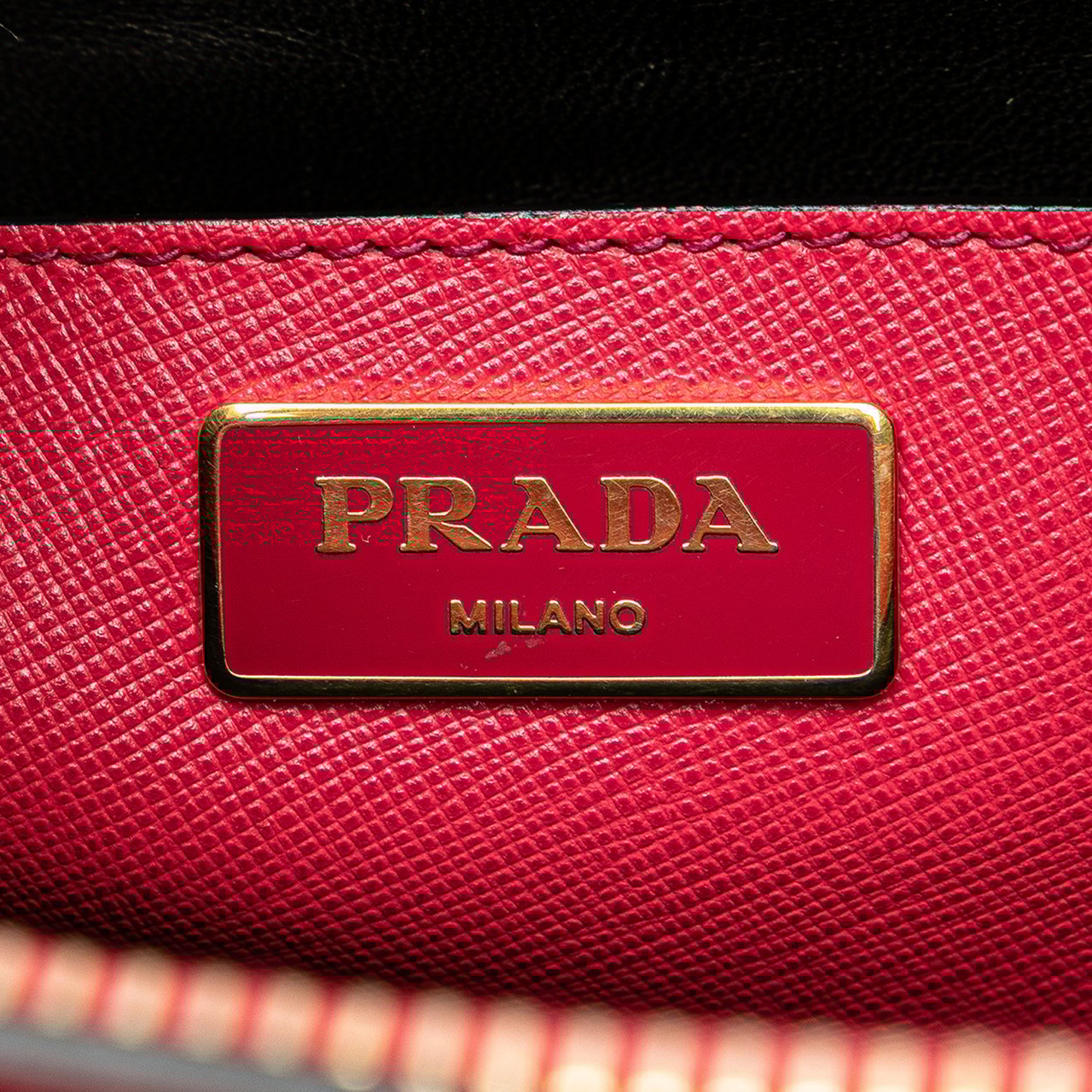 Prada Saffiano Soft Triple Pocket Tote Roze