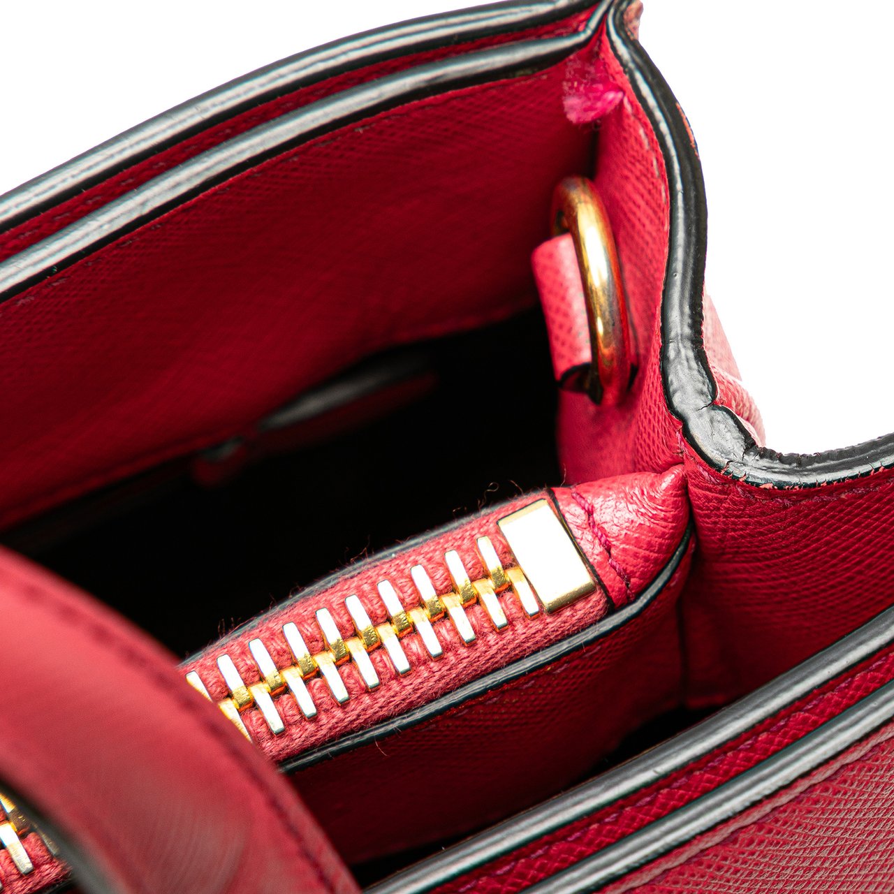 Prada Saffiano Soft Triple Pocket Tote Roze