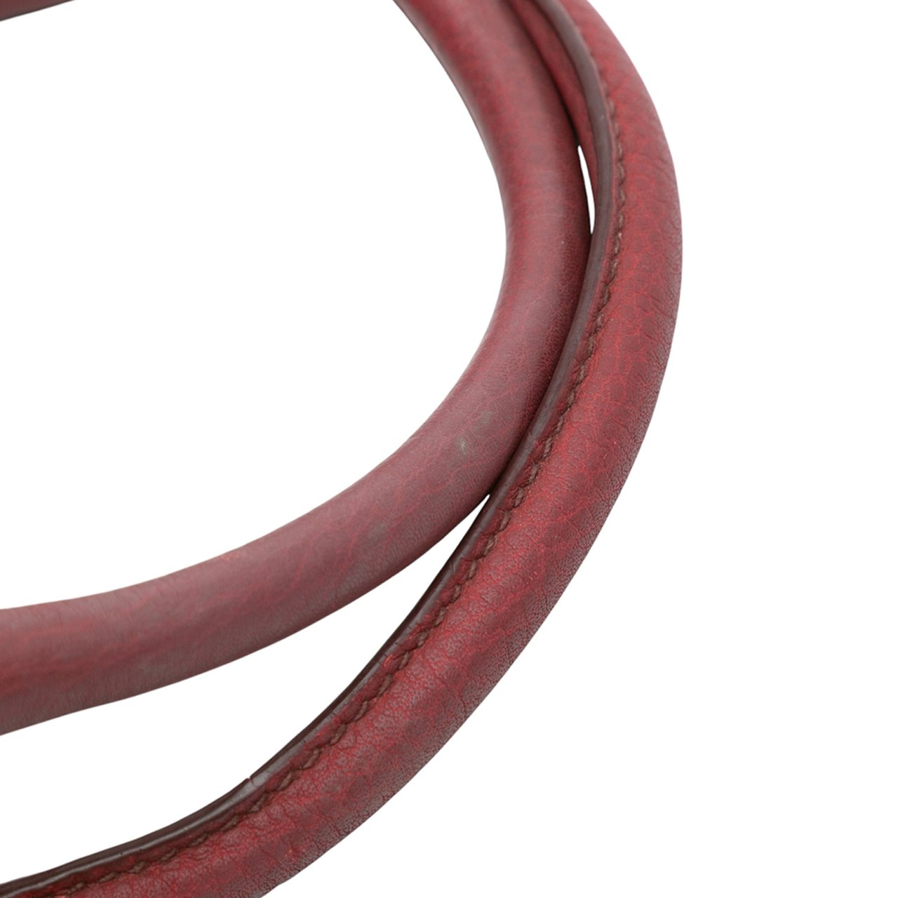 Prada Vitello Daino Zip Top Satchel Rood